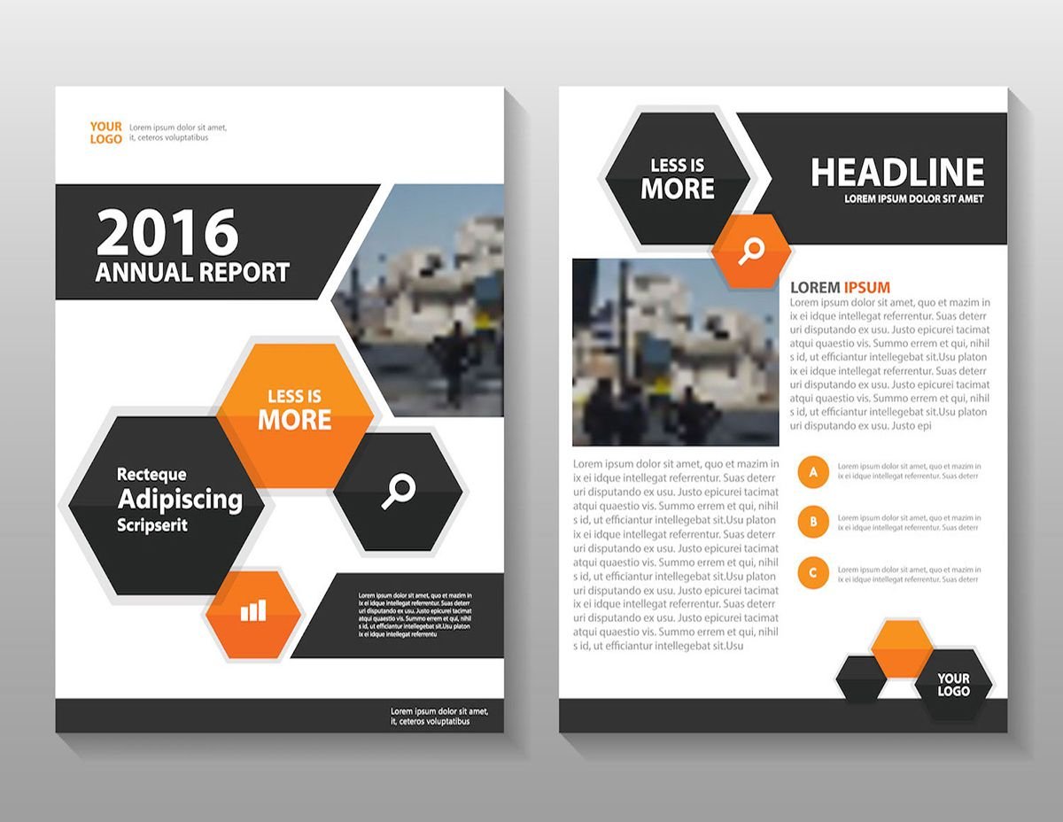 Annual Report Leaflets Printing Design