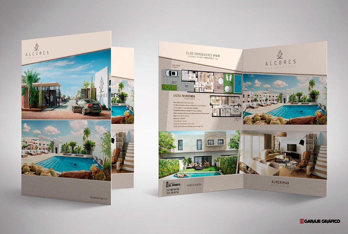 Luxury Villa Brochures Printing Design