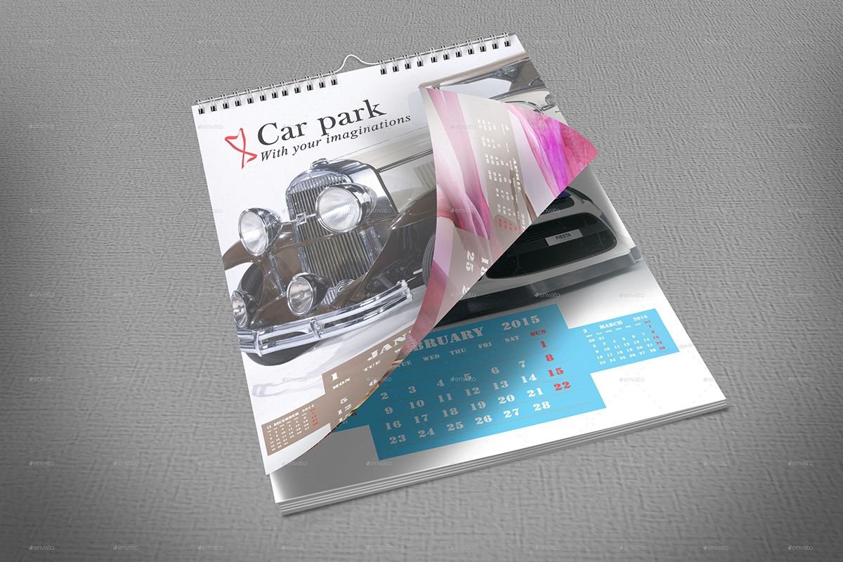 Office Stationery Custom Calendars Printing Design