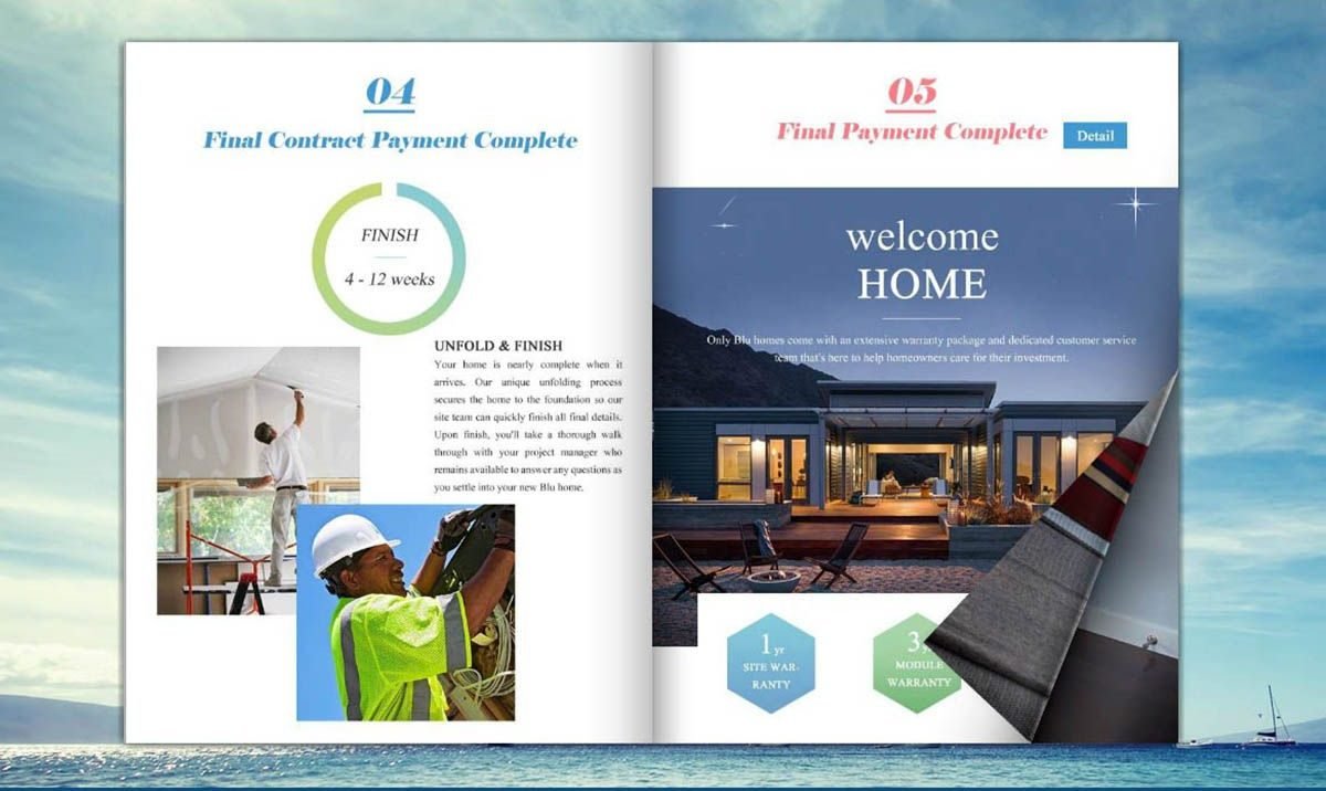 Welcome Home Book Printing Design