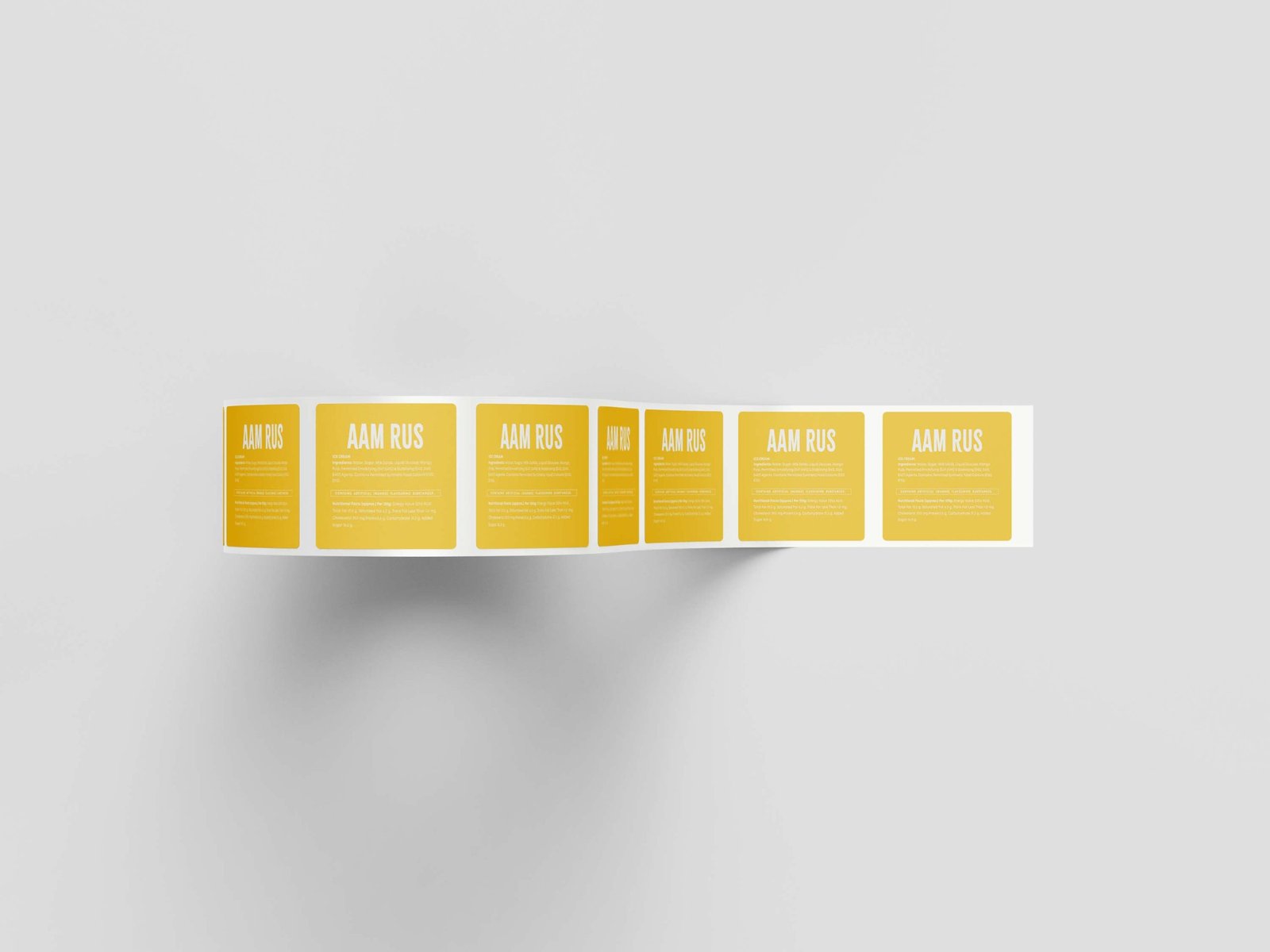 Aam Rus Sticker Label Printing Service