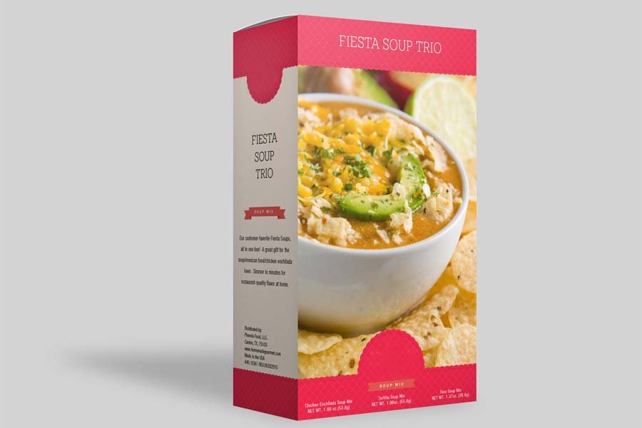Fiesta Soup Trio Box Printing