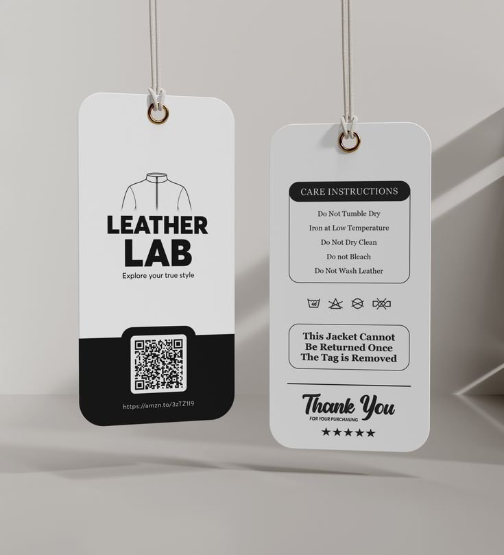 Leather Lab Tag Manufacturer Printing Company