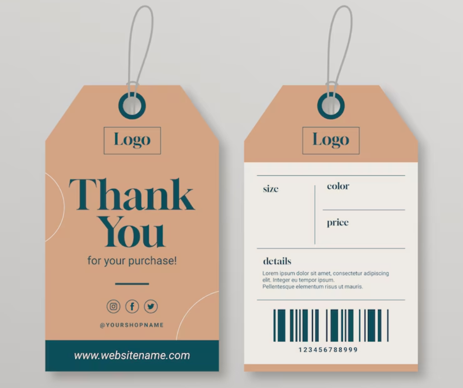 Thank You Tag Printing Service