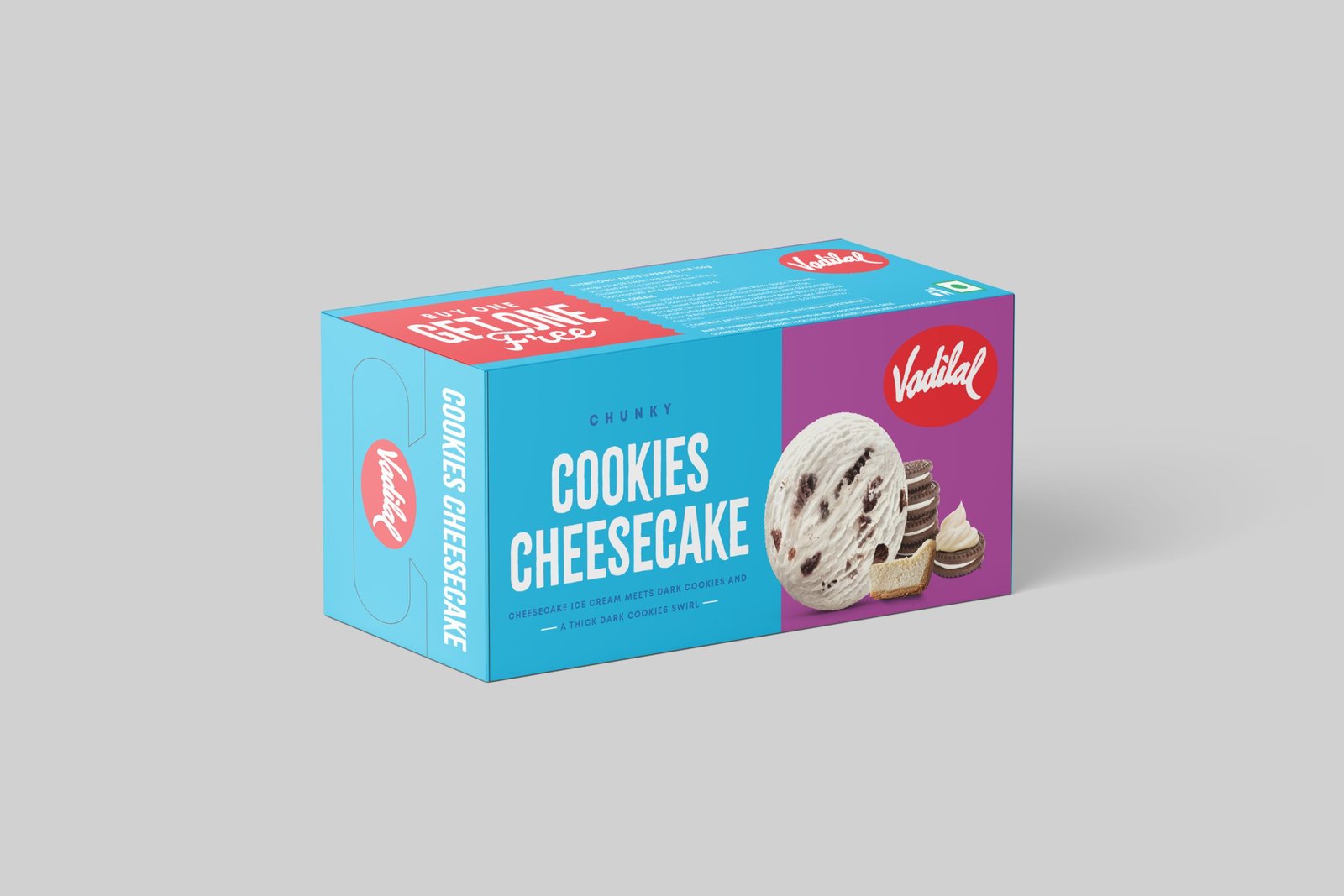 Vadilal Cookies Cheesecake Family Pack Printing Service