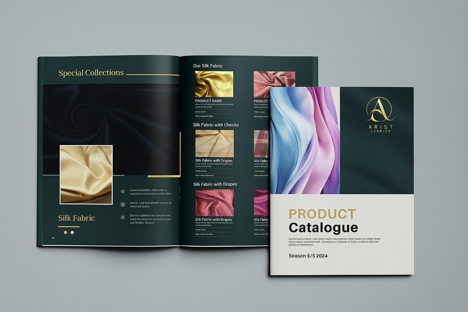 Textile Products Catalogues Printing Service